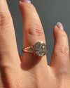 Hathi-Old-European-Cut-Diamond-&-Padparadscha-Engagement-Ring-VIDEO-1