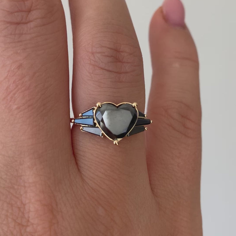 Black-Diamond-Winged-Heart-Engagement-Ring-VIDEO