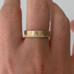 Matte-Gold-Pyramid-Engraved-Full-Eternity-Wedding-Band-video