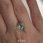 Fire-and-Ice-Sapphire-Engagement-Ring-with-Black-Diamonds-video-4ct