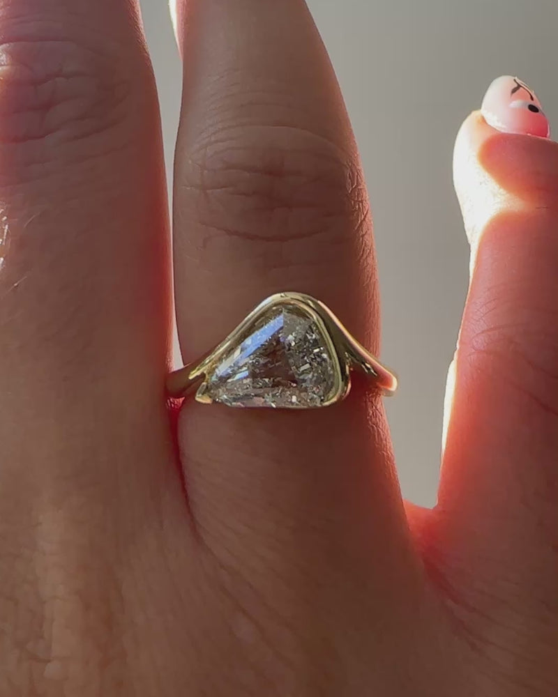 Minimalist-Shield-Cut-Diamond-Solitaire-Engagement-Ring-VIDEO