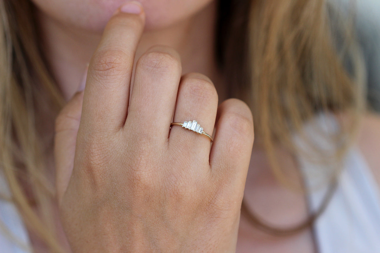 0.25 Carat Classic Thin Diamond Engagement Ring - OROGEM Jewelers