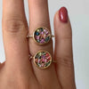 Summertime-Ring-with-Colorful-Sapphire-Petals-video