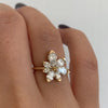 Asymmetric-Blossom-Engagement-Ring-with-Pear-Cut-Diamonds-video