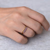 Lilac needle baguette ring6