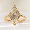3ct-Rhombus-Engagement-Ring-with-Speckled-Gray-Diamonds-OOAK-solid-gold-18k