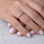 Lilac needle baguette ring4