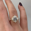 Golden-Lotus-Engagement-ring-with-Grey-and-White-Diamonds-video