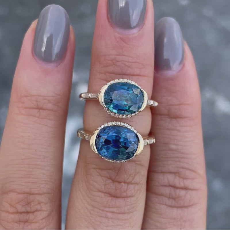 Sapphire Engagement Ring Trilogy Designs – Deliqa Gems