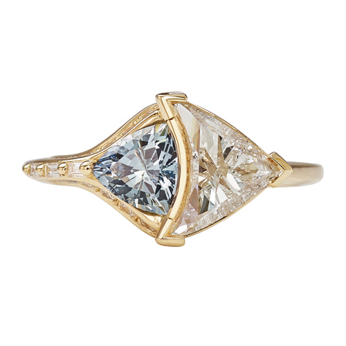 Aquatic-Trillion-Diamond-and-Teal-Sapphire-Engagement-Ring-closeup  2000 × 2000px