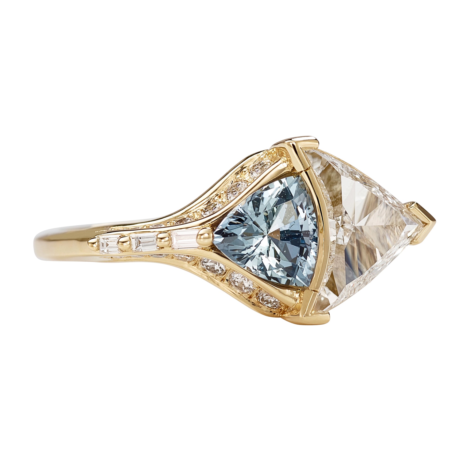 Glint Flora Diamond Ring | Radiant Diamond Ring For Her | CaratLane
