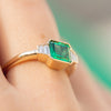 Art-Deco-Emerald-Engagement-Ring-with-Baguette-Diamonds-side-shot