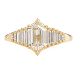 Art-Deco-Inspired-Engagement-Ring-with-One-of-a-Kind-step-cut-Diamond-closeup-0.73ct