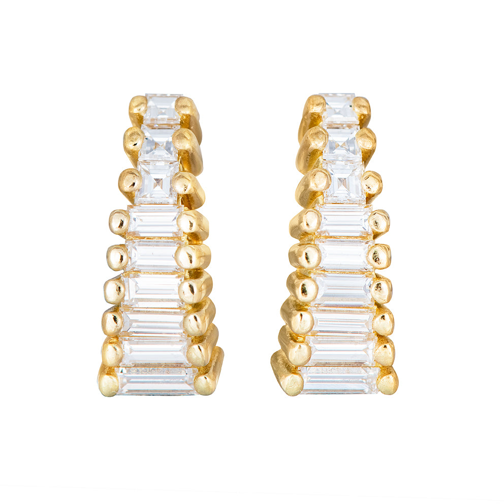 Art Deco Diamond Earrings 