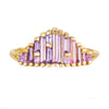 Art Deco Sapphire Ring in Lilac 