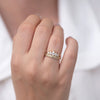 Tilted Pattern Diamond Band doublering