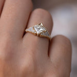 Princess Diamond Ring with Baguette Lineup2