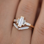    Baguette-Diamond-Engagement-Ring-with-Golden-Framework-artemer-solid-gold-18k