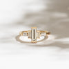    Baguette-Diamond-Engagement-Ring-with-Golden-Framework
