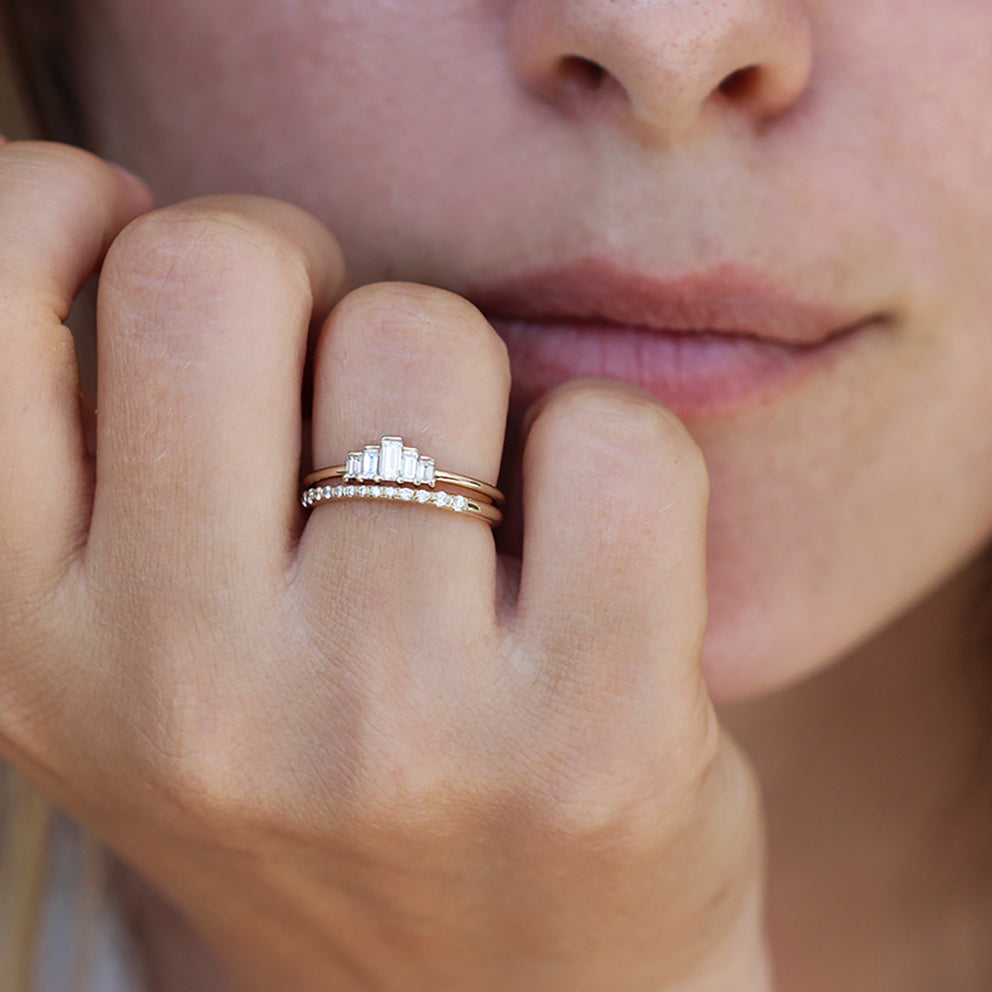 Buy Glow Solitaire Bridal Ring Set Online | CaratLane