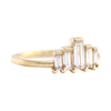 Side View Of Baguette Engagement Ring