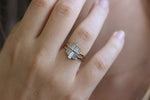 Baguette Engagement Ring In A Set