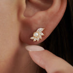 Camellia-Diamond-Pearl-Stud-Earrings-top-shot
