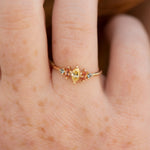 Candy-Colored-Engagement-Ring-with-a-Fancy-Yellow-Diamond-OOAK-freckles