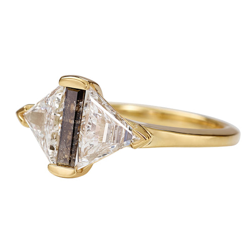 Compass-Trillion-and-Salt-_-Pepper-Baguette-Diamond-Engagement-Ring-sie-closeup