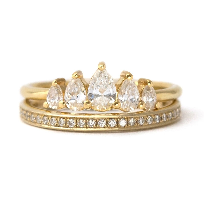 Classic Diamond Eternity Ring - Micro Pave Diamond Ring