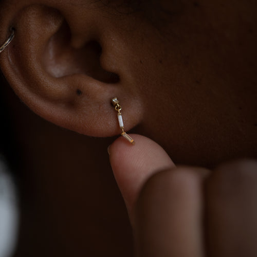 Dainty-Baguette-Diamond-Drop-Earrings-side-shot