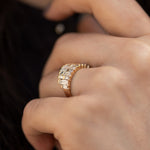 Deco-Diamond-Engagement-Ring-with-Top-Light-Brown-Baguettes-side-shot