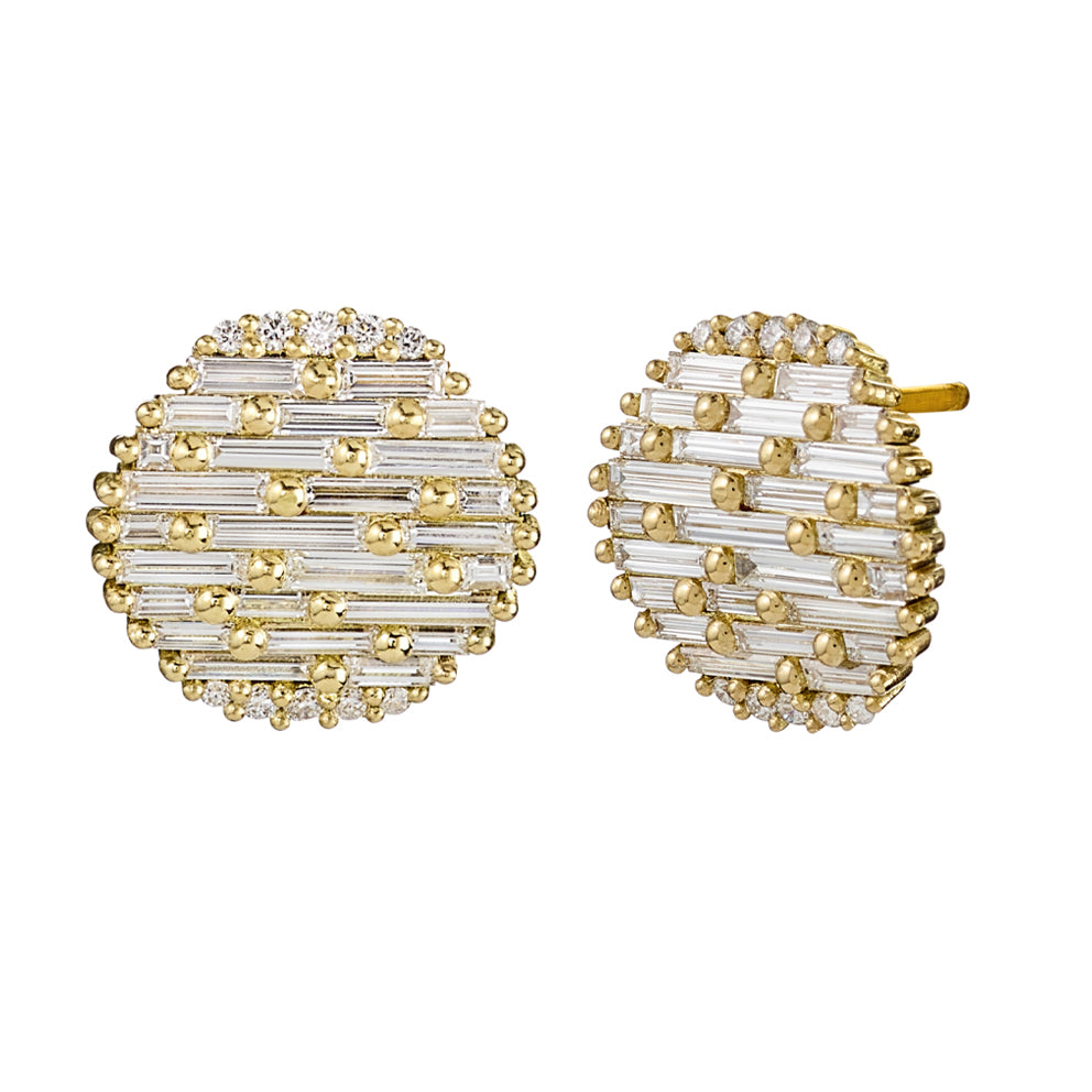 Diamond Stars Earrings in 18K Yellow Gold - Weldorf | Luxury Jewelry and  Gifts Online Since 1997