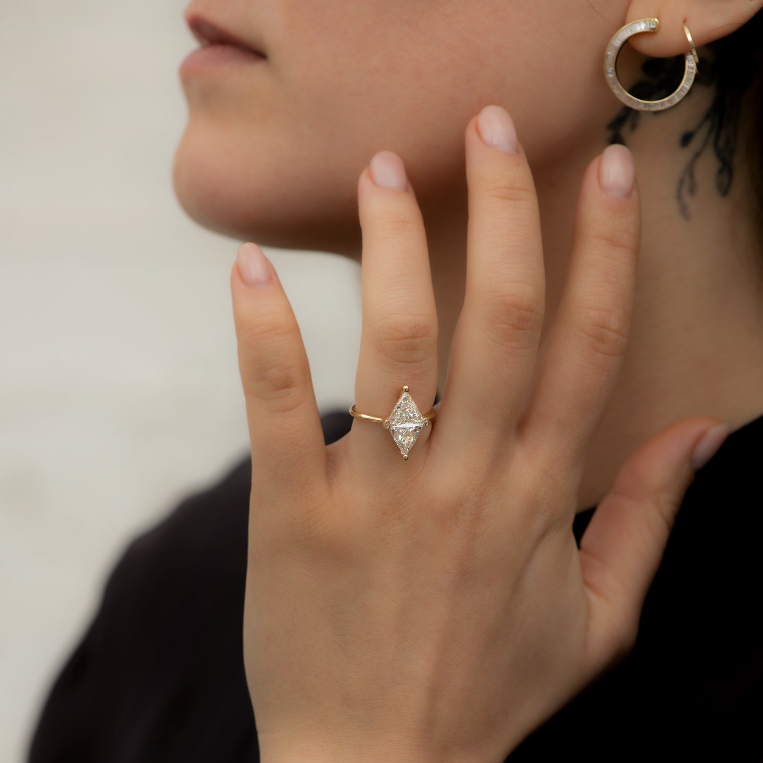 Buy Triangle Shape Ring Online In India - Etsy India