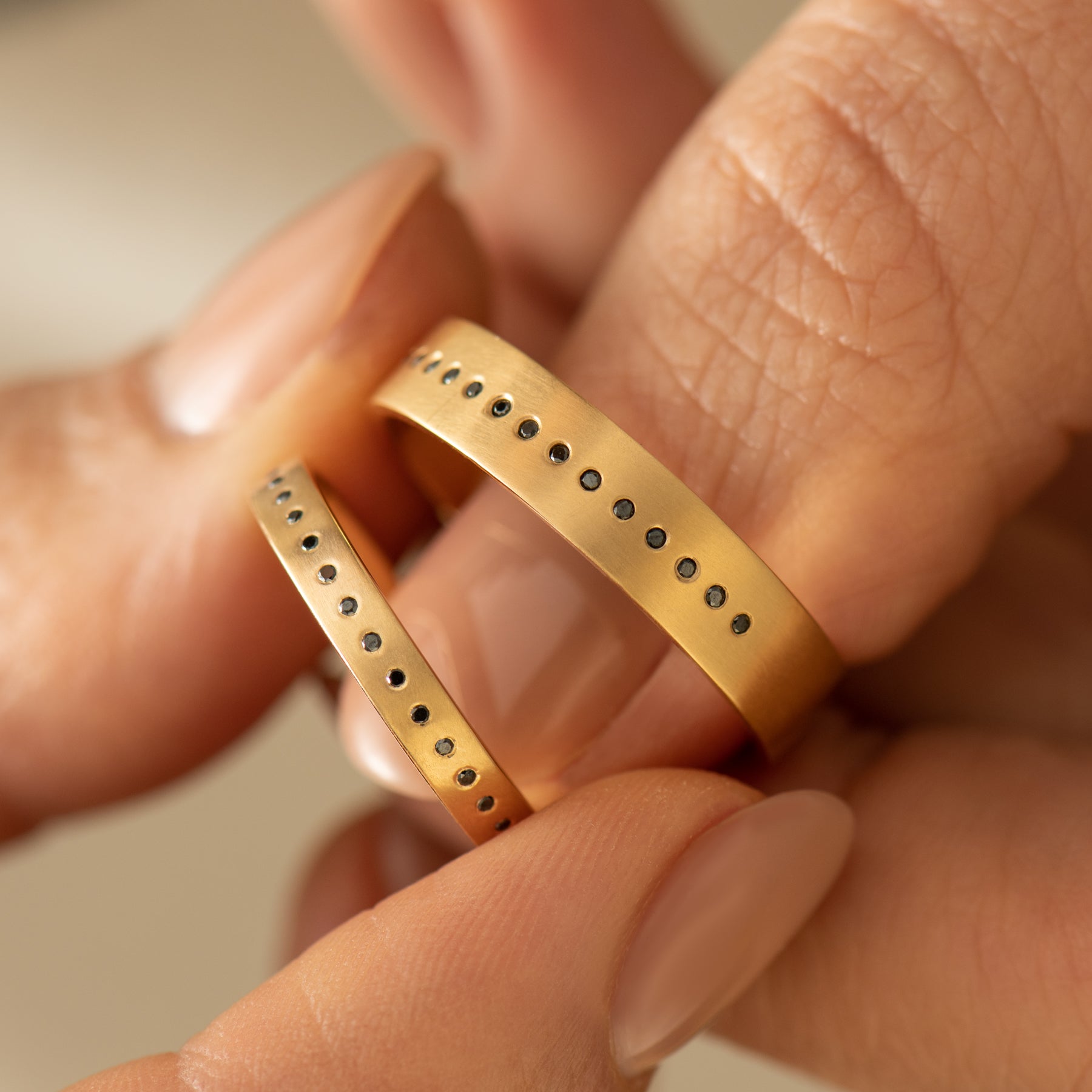 Real Diamond Wedding Ring In 14k Solid Gold: Custom Wedding Ring Bands/Anniversary  Rings For Women/Eternity Diamond Rings/Gift For Her - Gemsandkarats