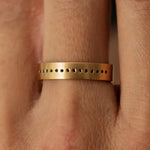 Dice-Unisex-Black-Diamond-Wedding-Band-gold-ring