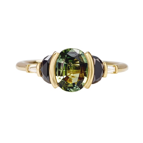 Dragons-Egg-OOAK-Green-Parti-Sapphire-_-Black-Diamond-Engagement-Ring-closeup