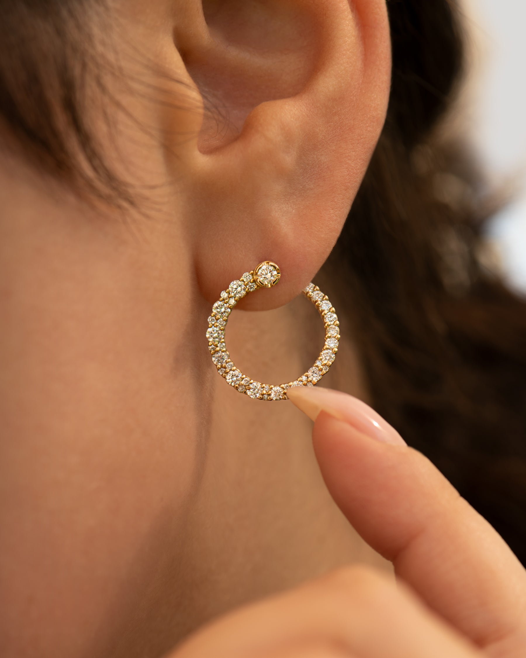 Silver Spiral Earrings, Spiral Threader Earrings, Pull Through Earrings,  Silver Thread Through Earring, Sterling Silver Spiral Earring, - Etsy