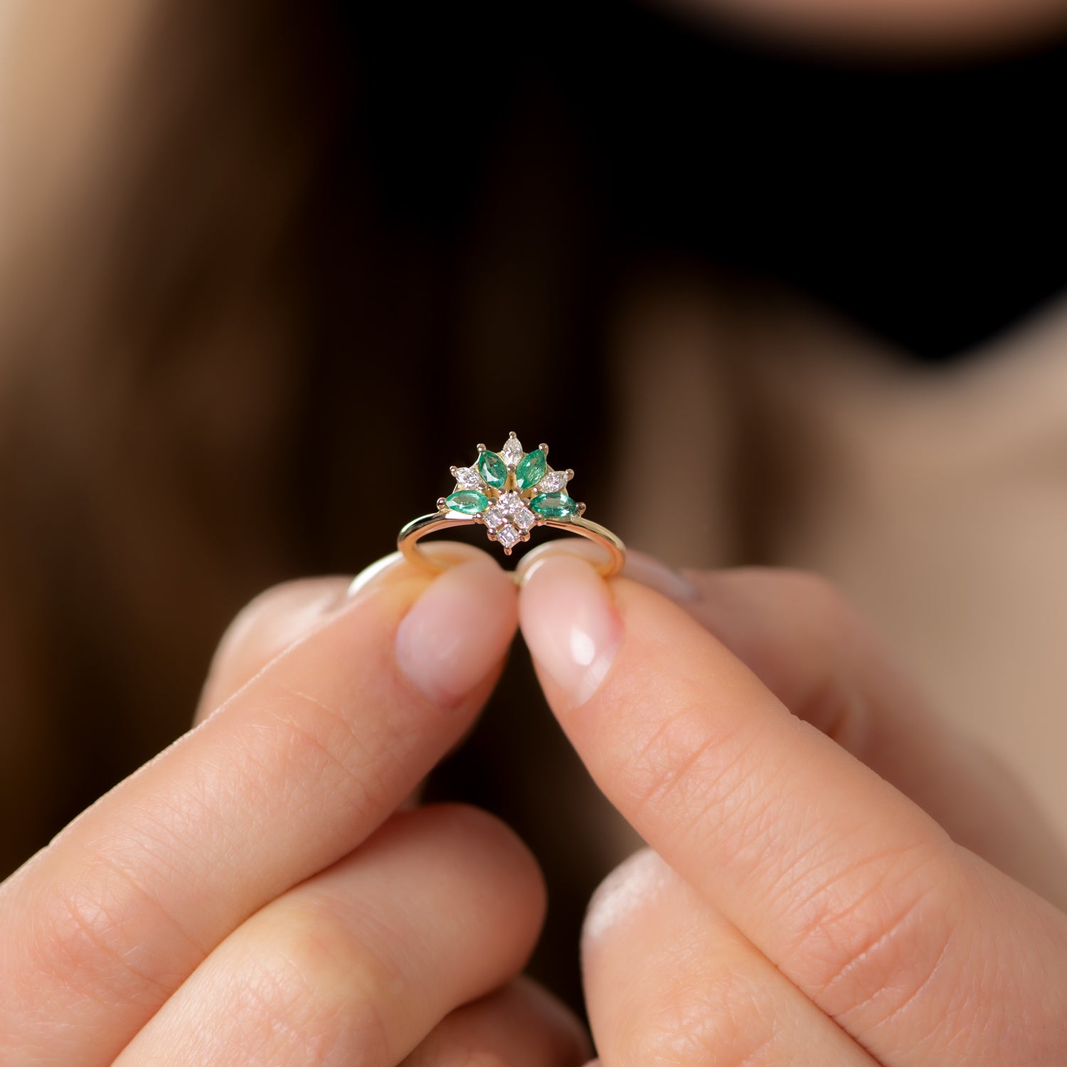 Mergering The Allure of Emerald and Diamond Engagement Rings - Wear fortune ...
