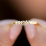 Engraved-Chevron-Pattern-Band-with-Carre-Diamonds-top-shot