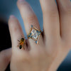 Engraved-Chevron-Ring-with-a-Salt-and-Pepper-Kite-Diamond-bumblebee
