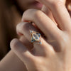 Engraved-Chevron-Ring-with-a-Salt-and-Pepper-Kite-Diamond-in-set