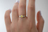 Fancy Yellow Diamond Ring side view