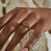 Flowers-of-Evil-Red-Garnet-_-Black-Diamond-Engagement-Ring-sparking