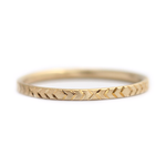 Gold Pattern Ring