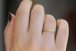 Engraved Pattern Ring On Finger