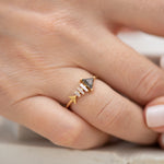 Gold-Fish-Bone-Ring-with-Triangle-and-Baguette-Cut-Diamond-sude-shot