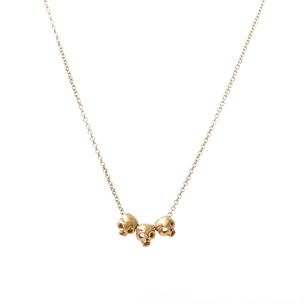 Gold Skull Necklace – ARTEMER