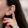 Golden-Hoop-Earrings-with-a-Diamond-Lantern-Pendant-side-shot