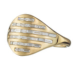 Golden-Radio-Ring-with-Baguette-Diamond-Pave-side-closeup